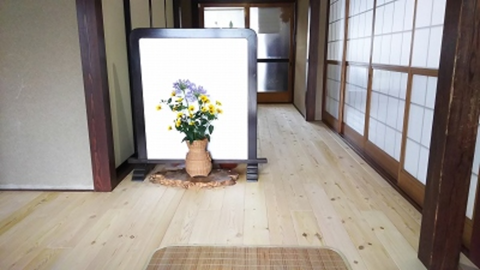 赤松で仕上げ、明るくなりました！