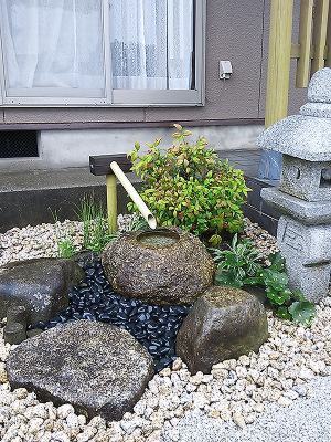 砺波市にて和風の庭をリニューアル、
