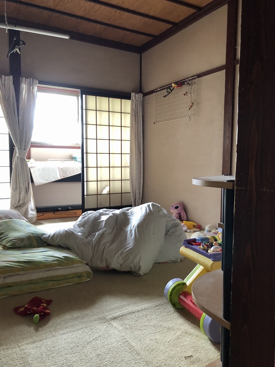 「和室～こども部屋に」障子戸の向こうに見える