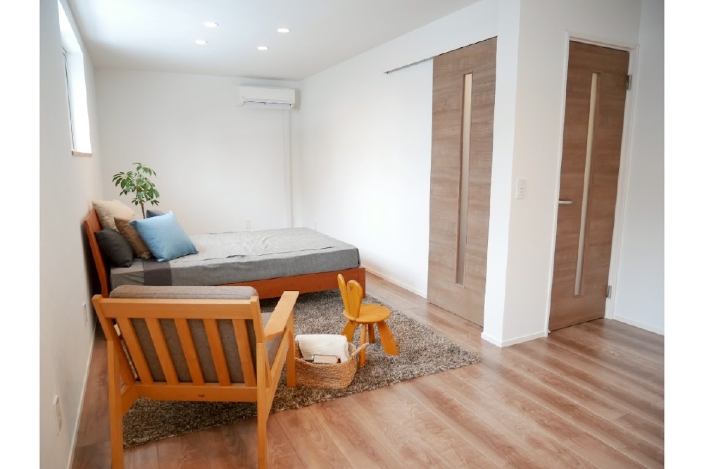 将来に２部屋にする予定の寝室