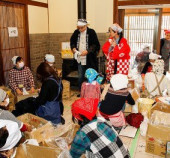 満員御礼！『味噌作り体験』
IN チューリップ四季彩館