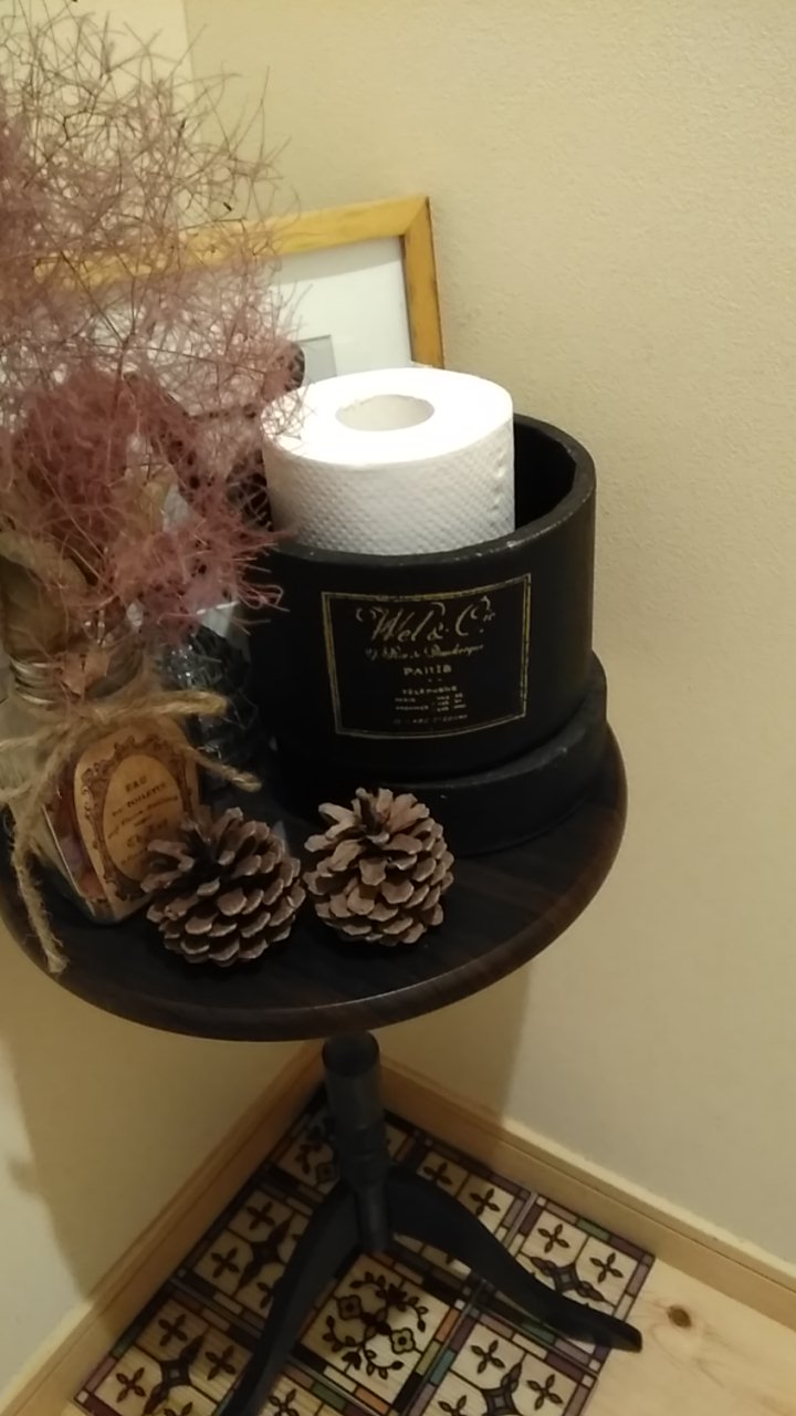トイレットペーパー収納の写真