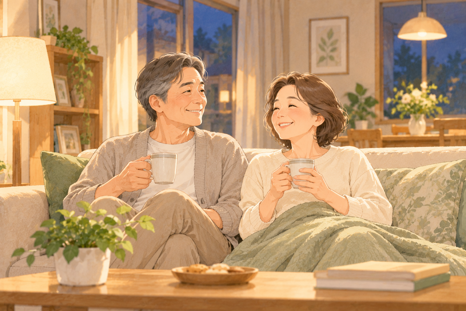 夜、家族と過ごすとき